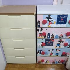 5段チェスト2つの画像