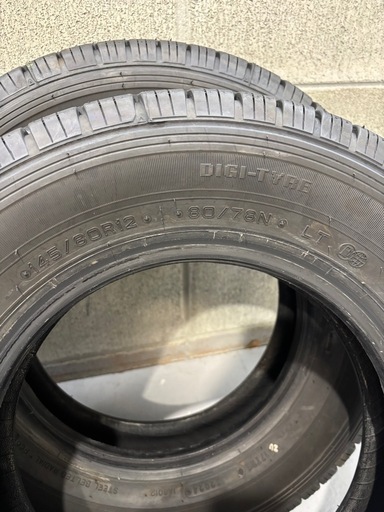 軽バン　新車外し　ダンロップ　ENASAVE VAN01 