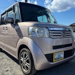 H26年式 ホンダ NBOX SS パッケージ★総額18.5万円★機関良好！両側パワスラ ETC BTオーディオ 純正アルミ 修復歴なし！の画像