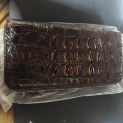 ワニ皮 財布 新品未使用の画像
