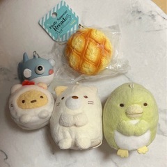 5点セットぬいぐるみ＋スクイーズ