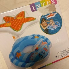 新品✨子ども　浮き輪　足入れ有🛟の画像