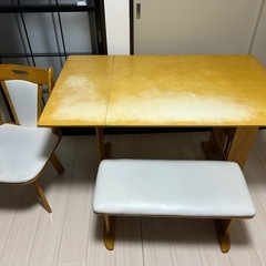 ダイニングテーブル3点セット