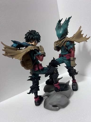 ★中古 フィギュア 一番くじ 僕のヒーローアカデミア ー意志ー A賞 緑谷出久;figure ＆B賞 IZUKU MIDORIYA;figure 2体セット【美品】