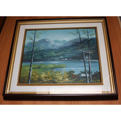 油絵　絵画　風景　アート