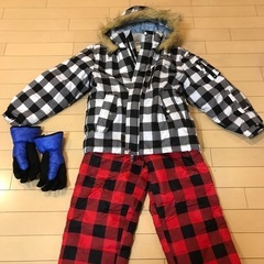 キッズ　140cmスキーウェア上下の画像