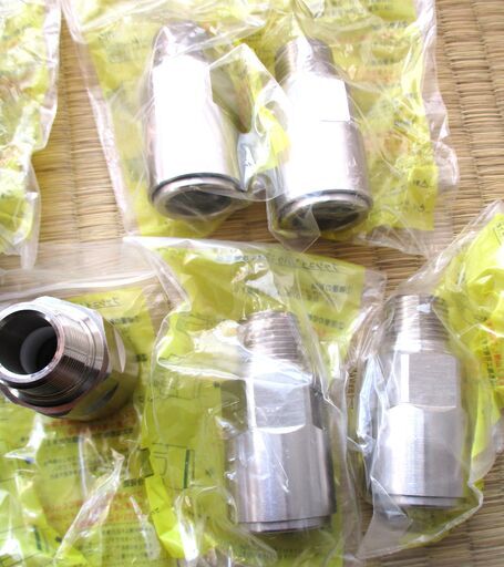 ☆日立金属 HITACHI プッシュインパクト継手接続要領 LIA 15A24R SD LPガス用 ◆10個セット・ひょうたん印