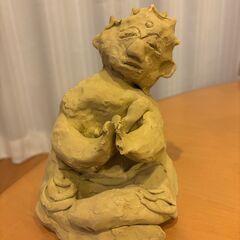 ★味わいのあるオブジェ★仏像？★縄文土器？★17センチほどの画像