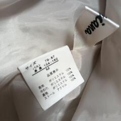 薄いグレーキルティングポリエステルMサイズの画像