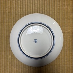 砥部焼 梅山窯 尺一寸大皿（馬絵）