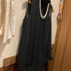 美品 FoRMES PARIS ノースリーブ チュニック リボン付きの画像