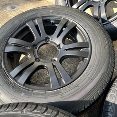 値下げしました　ジムニー　jb23 アルミホイールセットの画像