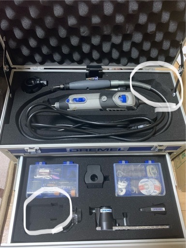 【最終値下げ】Dremel(ドレメル) ハイスピードロータリーツール プレミアムセット〔4000-8/64JA〕ルーター工具 切削工具 ミニルーター