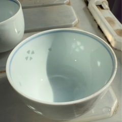 有田焼 花ほたる十一郎作　湯呑み 5個セットの画像