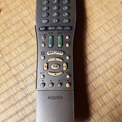 シャープ AQUOS 純正リモコンジャンク扱い