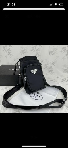 PRADA プラダ スマホショルダー ショルダーバッグ ブラック
