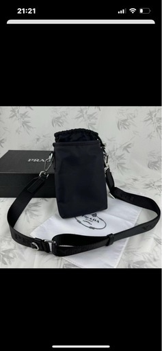 PRADA プラダ スマホショルダー ショルダーバッグ ブラック