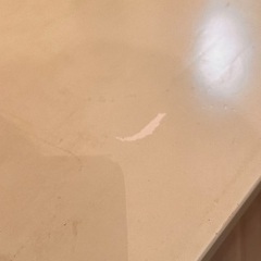 ニトリ ダイニングベンチ カーシーホワイト　の画像