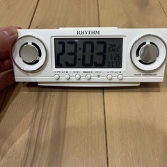 目覚まし時計　説明書付き