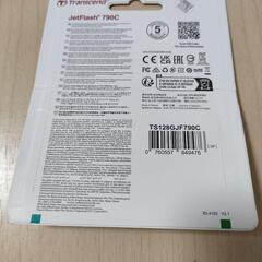 USB　メモリ　jet flash 790c  transcend 128gb 　タイプCの画像