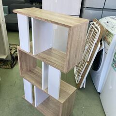 【リサイクルショップ ピカソ 小松原】🏡おしゃれ＆実用的✨木目調 3段シェルフ🏡★9242★の画像