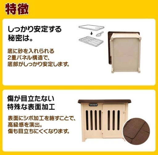お取引中　
新品未使用　犬小屋　ゲージ