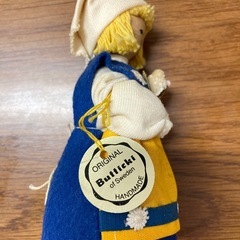 スウェーデン製ハンドメイド人形Butticki社の画像