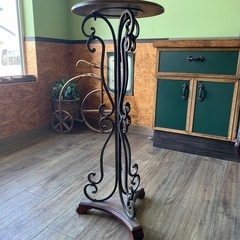 アンティーク ビンテージ レトロ ラウンドテーブル