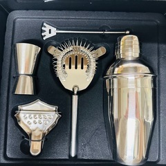 新品 未使用 カクテル シェーカー セット 5点セットの画像