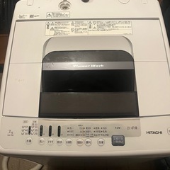 HITACHI 洗濯機　2020年製