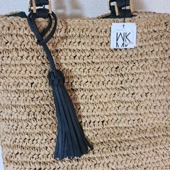 【タグつき・未使用】ジュートバック／メッシュ バックの画像