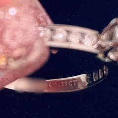 激安　ティファニー　　計.60ct ダイヤモンド　リング　１０号　０.３９ct ９０万円の画像