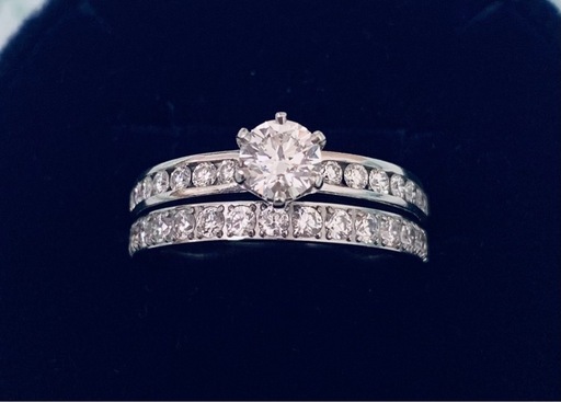 激安　ティファニー　　計.60ct ダイヤモンド　リング　１０号　０.３９ct ９０万円