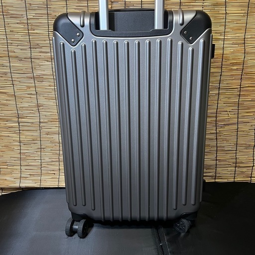 【美品】WORLD TRAVELER ワールドトラベラー ACE スーツケース マイルズ シルバー 拡張機能付