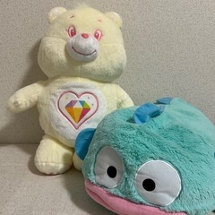 【受付終了】ケアベア・ハンギョドン  ぬいぐるみ