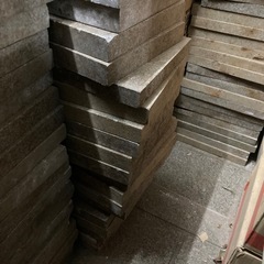 1枚　御影石　サイズ約30cm x 20cm x 2cmの画像