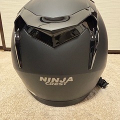 CREST NINJA マットブラック フルフェイスヘルメットLサイズ美品