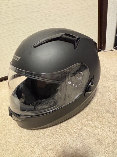 CREST NINJA マットブラック フルフェイスヘルメットLサイズ美品 
