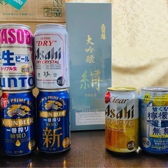 ビール、発泡酒、日本酒等