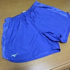 新品　ミズノ 紫 ショートパンツ サイドポケット付き スポーツウ...
