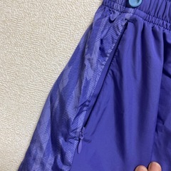 新品　ミズノ 紫 ショートパンツ サイドポケット付き スポーツウェア Mの画像