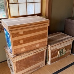 昔のお茶箱