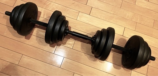 筋トレ用品 / フィットネス /可変式ダンベル10㎏×2個セット