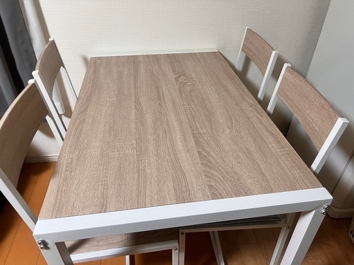 ダイニングセット　4人がけ