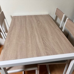 ダイニングセット　4人がけ