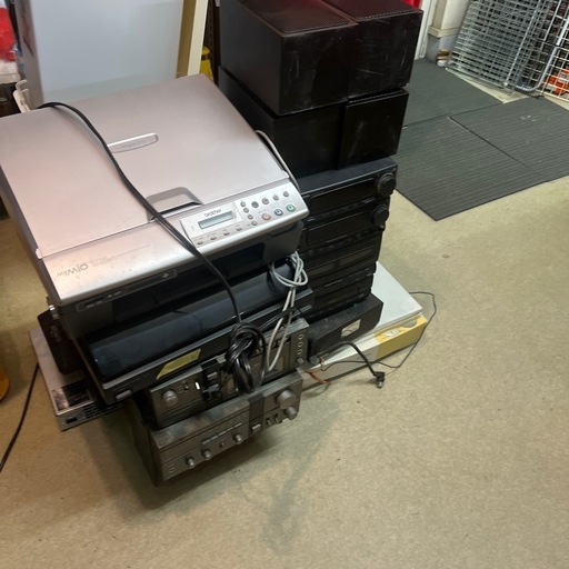 オーディオ　カセットデッキ　アンプ　レコーダー　プリンター　　　