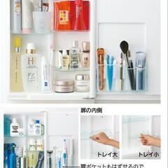 値下げ！洗面所 鏡 ミラー 収納 キャビネット の画像