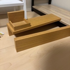 【明日5日14時~16時】無印良品 壁につけられる棚 4つまとめて