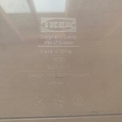 IKEAプラスチック透明フタの画像