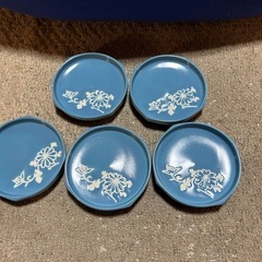 花柄　小皿　5枚